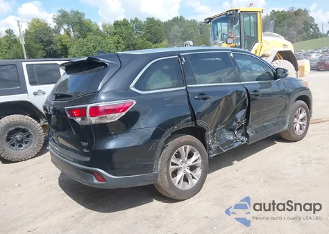 2015 Toyota Highlander Xle V6 z USA, uszkodzony, nr VIN 5TDKKRFH4FS050376